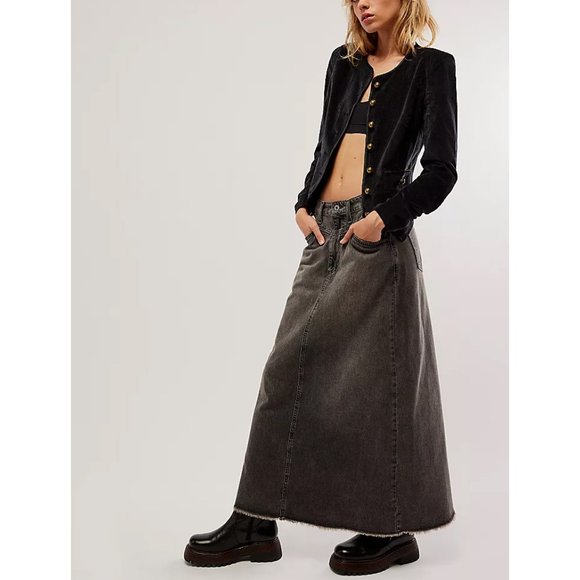 FREE PEOPLE Becky Jacket / Black - Picture 2 of 11